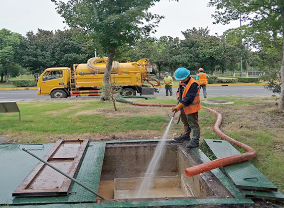 排浦镇化油池清理